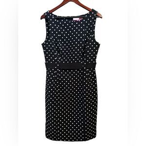 LDT black polka dot dress-8